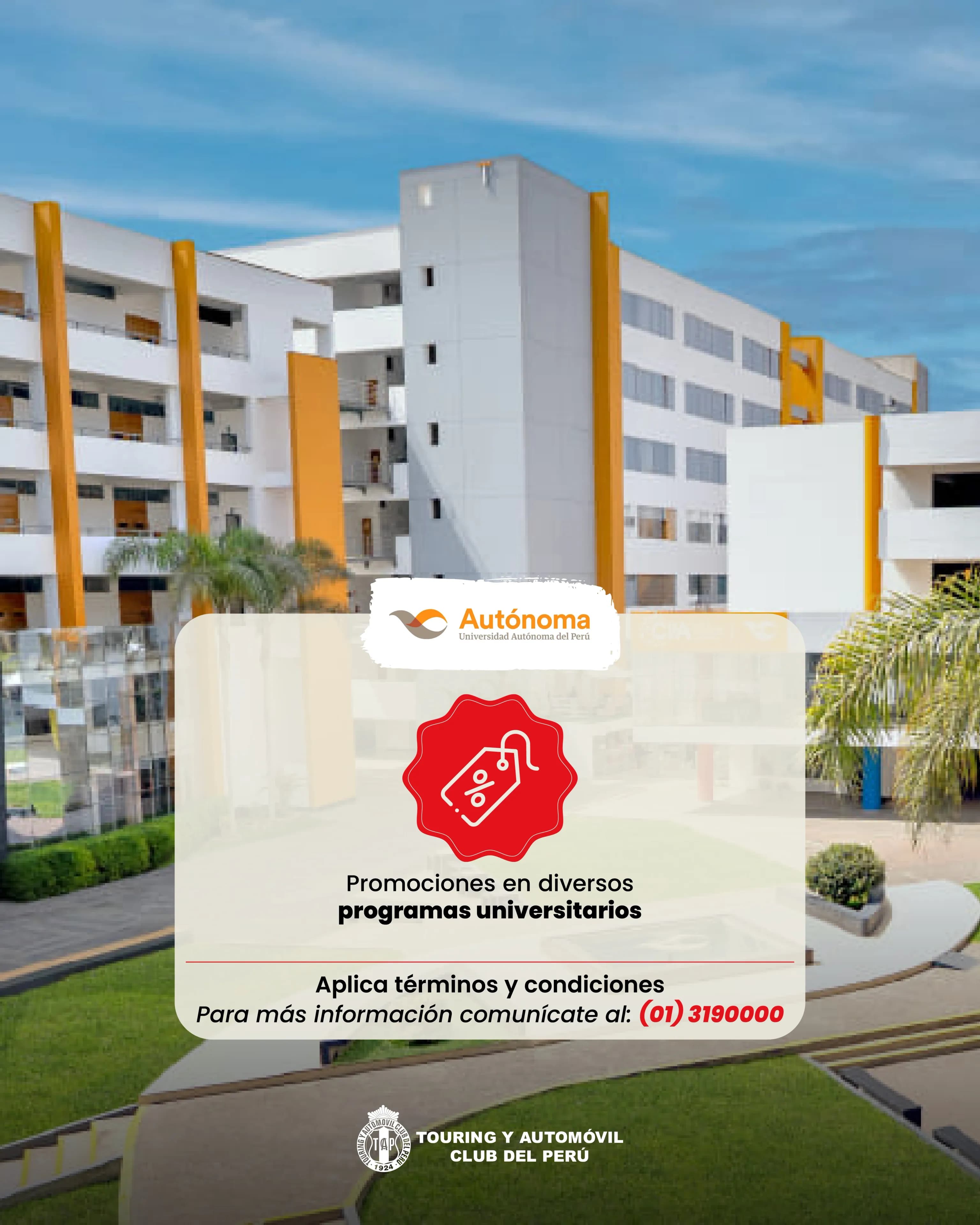 Banner de Touring y Automóvil Club del Perú